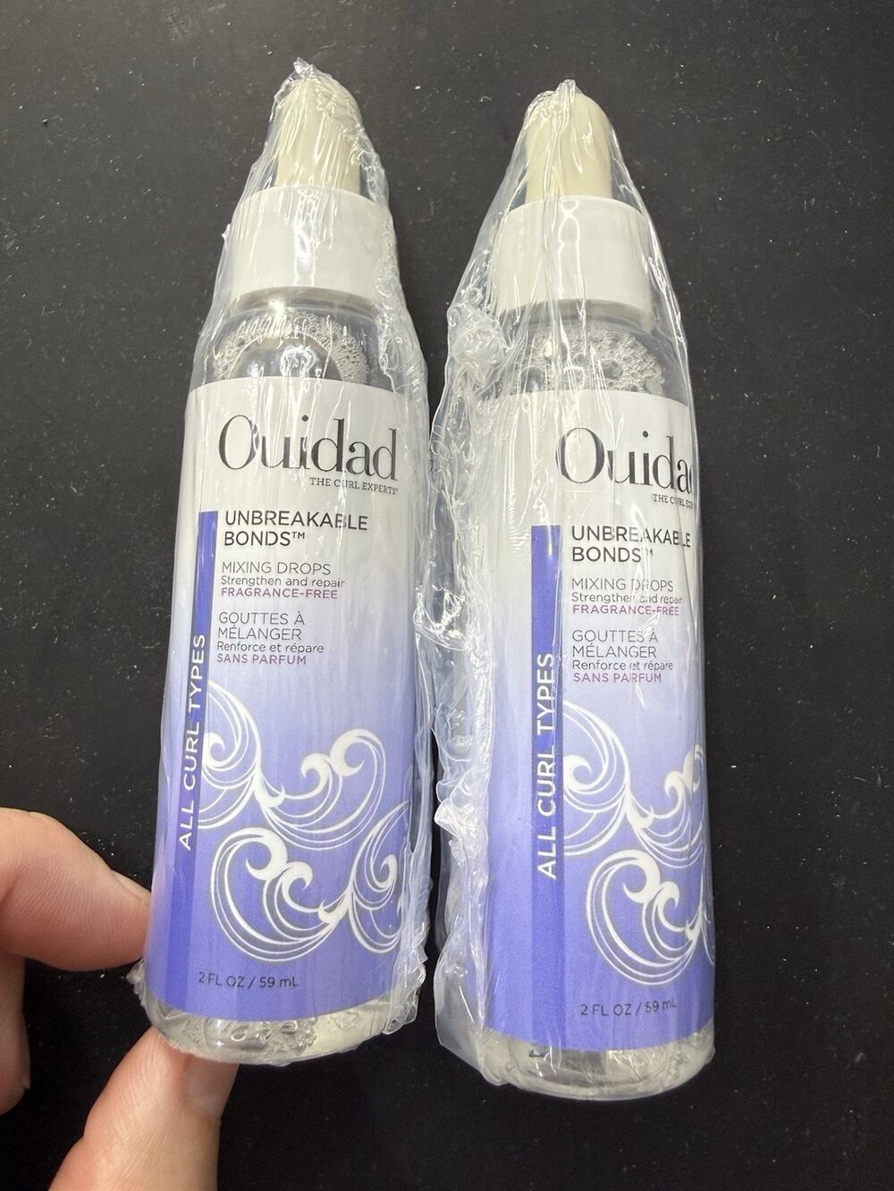 (2) Ouidad Unbreakable Bonds Mixing Drops - 2.0 oz Each